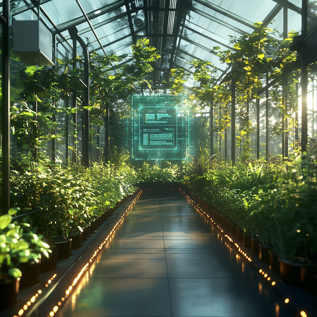 Home 10 Precision farming dashboard showing real-time crop data