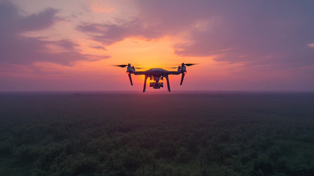 How to Use AI to Improve Crop Yields: A Practical Guide for Farmers 6 Drone scan for AI analysis